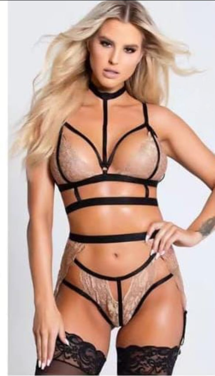 3 Piece Bikni Garter Set