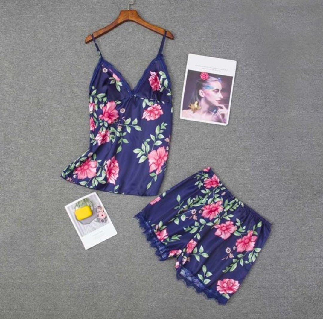 2 PEC CAMISOLE+SHORT NIGHTY SET