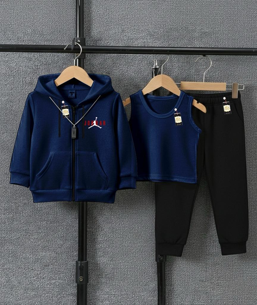 Kids Pack Of Three_Zipper Sandoo & Trouser_❤️😍