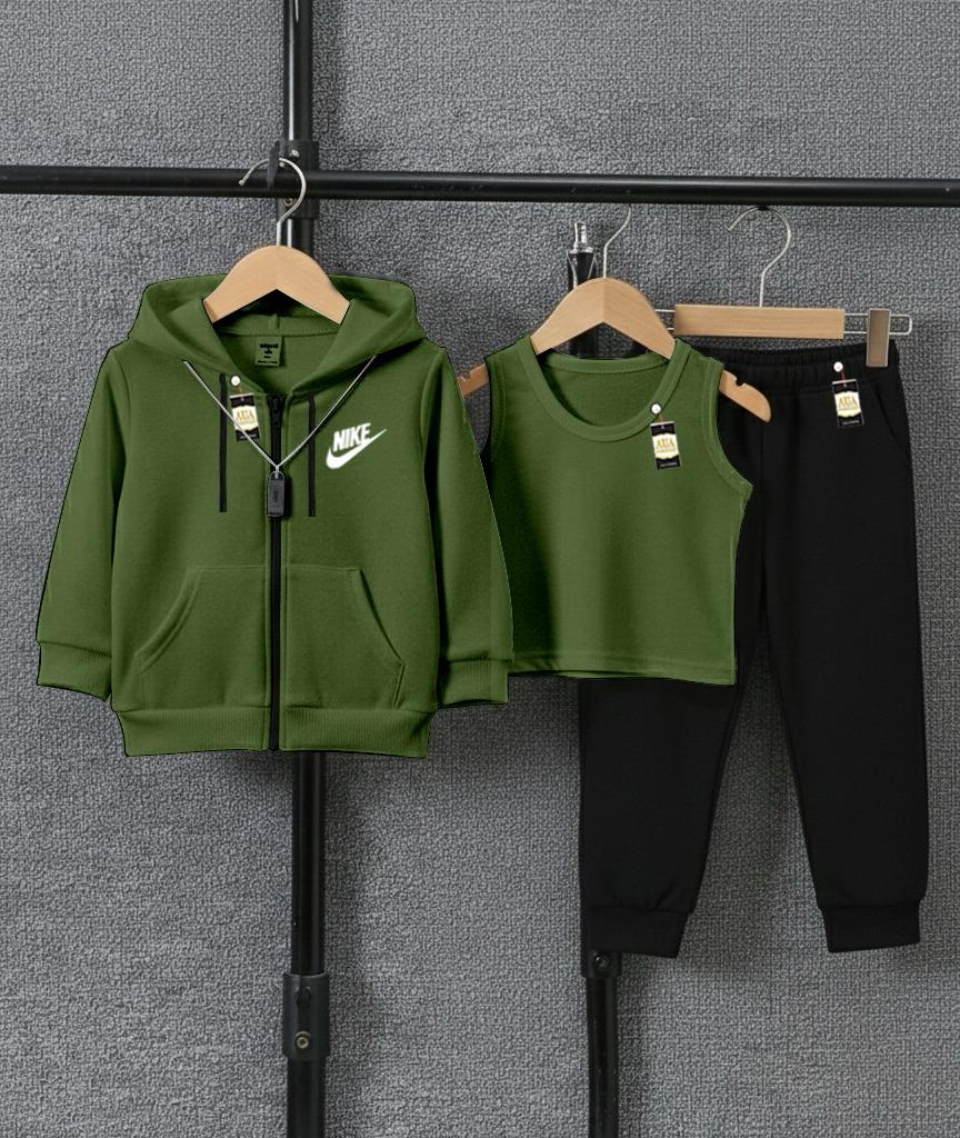 Kids Pack Of Three_Zipper Sandoo & Trouser_❤️😍