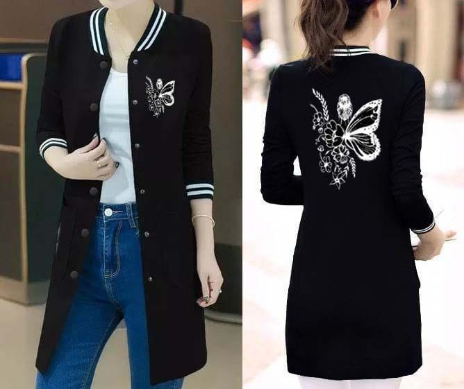 Women's Baseball Pocket Style Button Printed Upper.