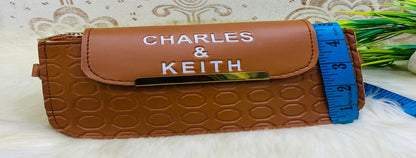 Charles & Keith 3 Zipper Luxury Wallet