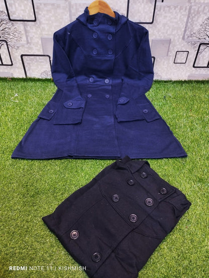 Women's 6-Button Hooded Style Trench Coat