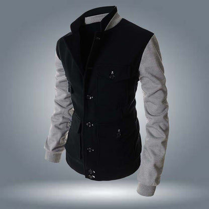 Multi Pocket Collar Style Winter Coat