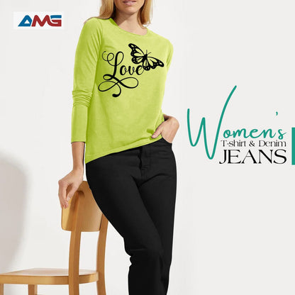 Women T Shirt and Jeans