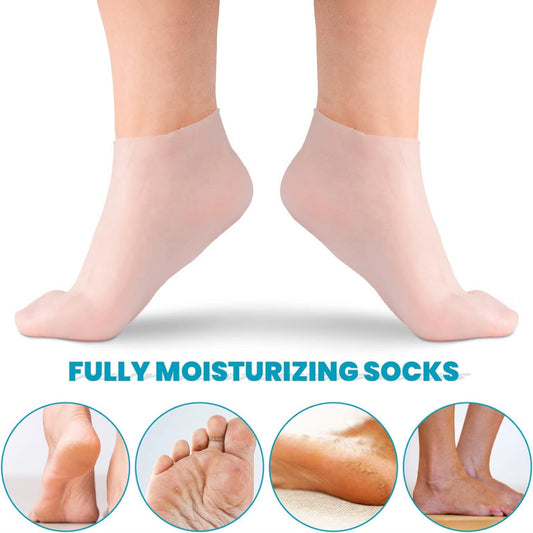 Silicone Moisturising Gel Heel Socks