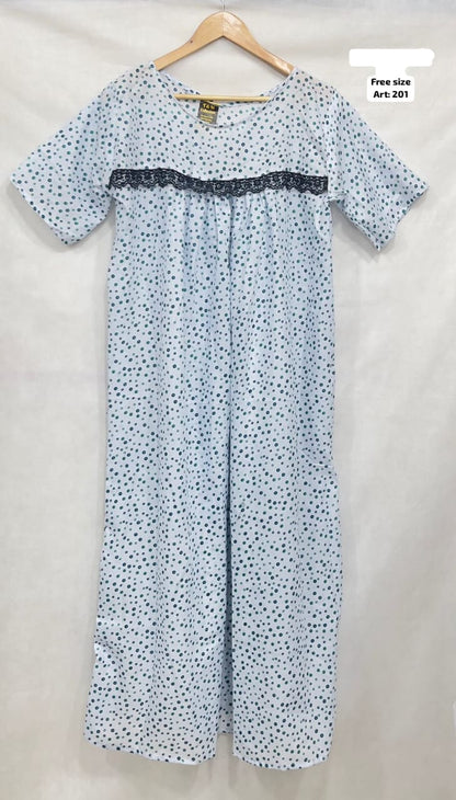 Swis Lawn Nighty Caftan