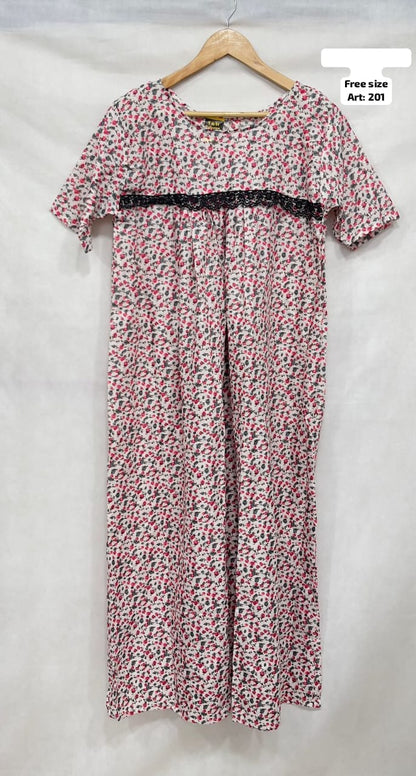 Swis Lawn Nighty Caftan