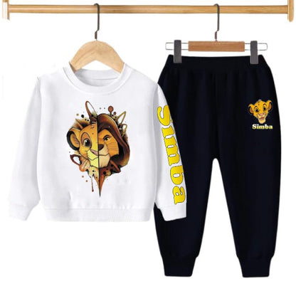 Simba Printed Kids Hoodie Set