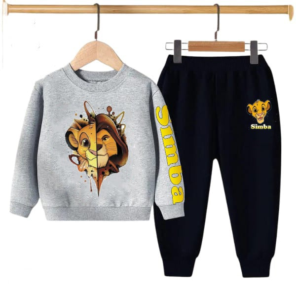 Simba Printed Kids Hoodie Set