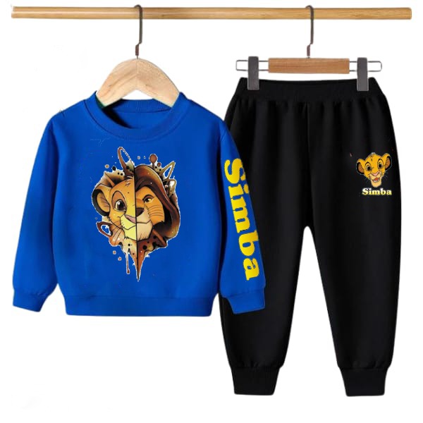 Simba Printed Kids Hoodie Set