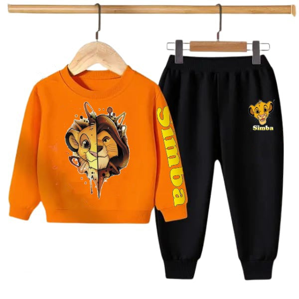 Simba Printed Kids Hoodie Set