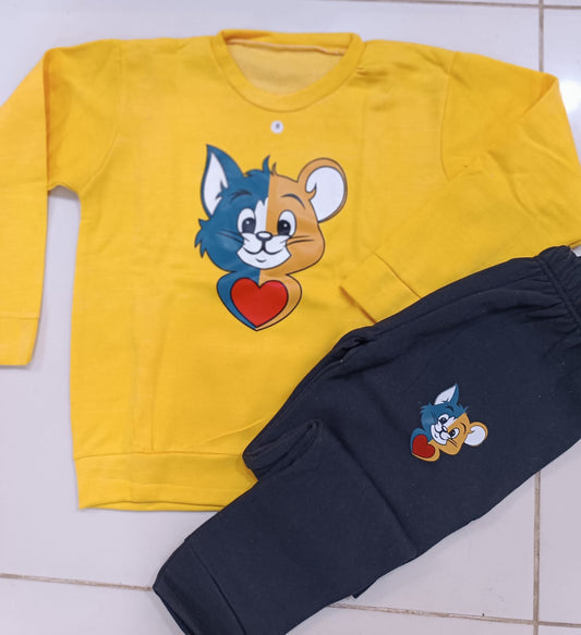 Tom And Jerry Kids Sweatshirt & Pants