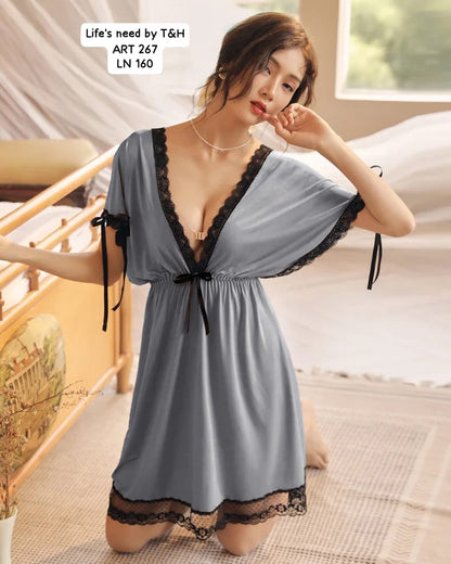 Artical Lacy Night Gown