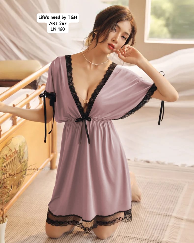 Artical Lacy Night Gown