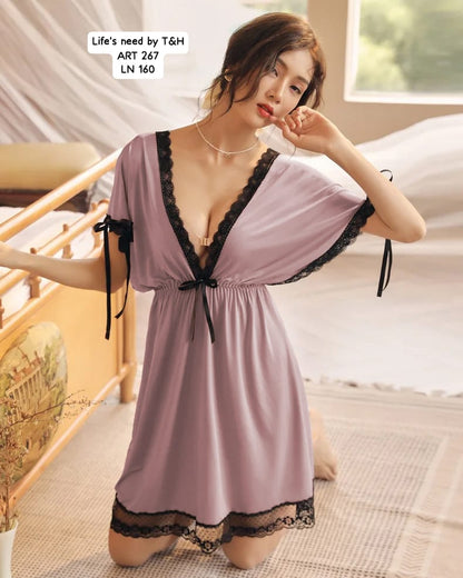 Artical Lacy Night Gown