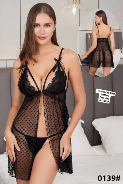 Short Net Nighty 2 PIECE