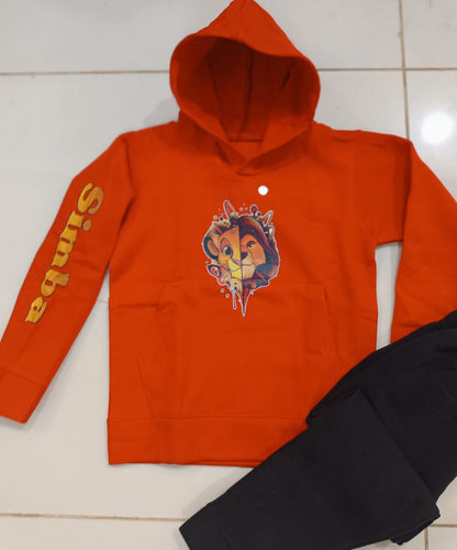 Kids Winter Printed Tracksuit