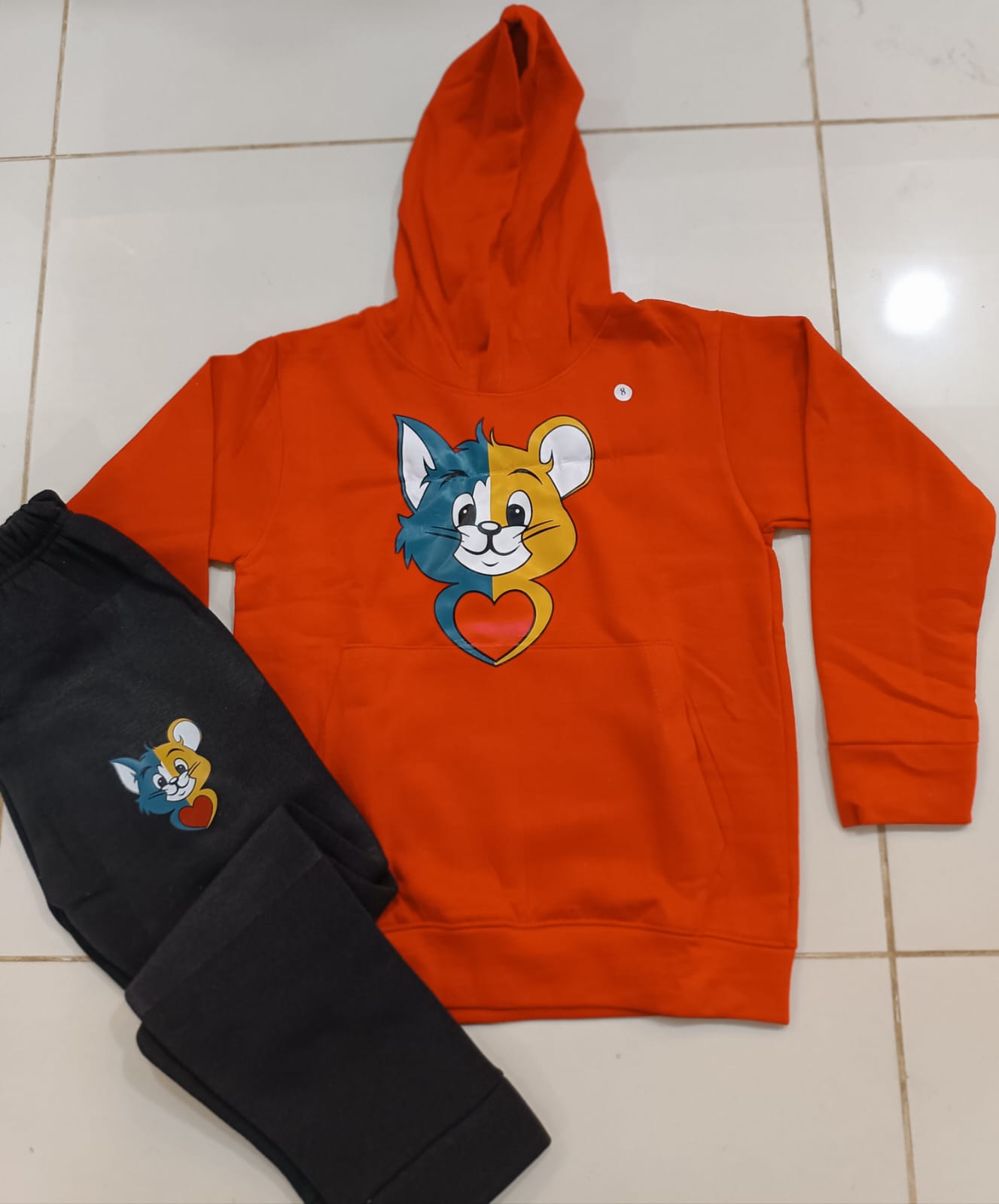 Kids Winter Printed Tracksuit