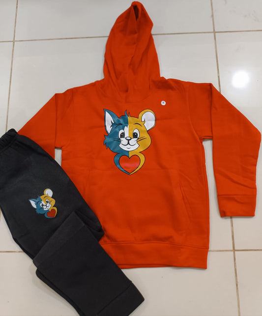 Kids Winter Printed Tracksuit