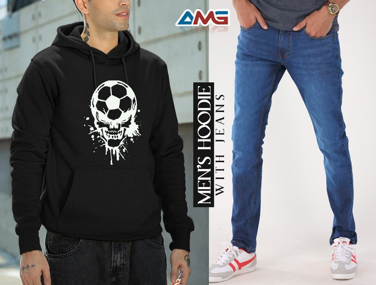 Mens Hoodie With Jeans