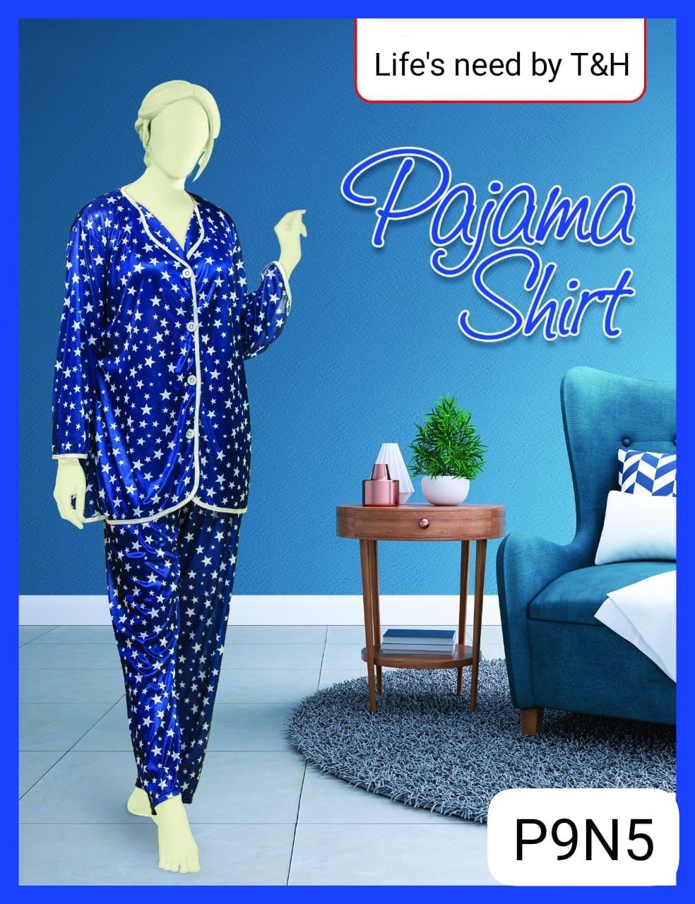 ARTICAL PJS PRINTED PAJAMA NIGHT SUIT