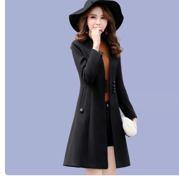 Long fleece coat