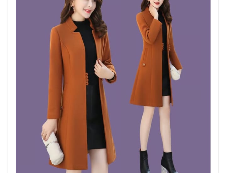 Long fleece coat