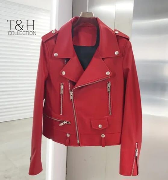 Winter Ladies Leather Jacket