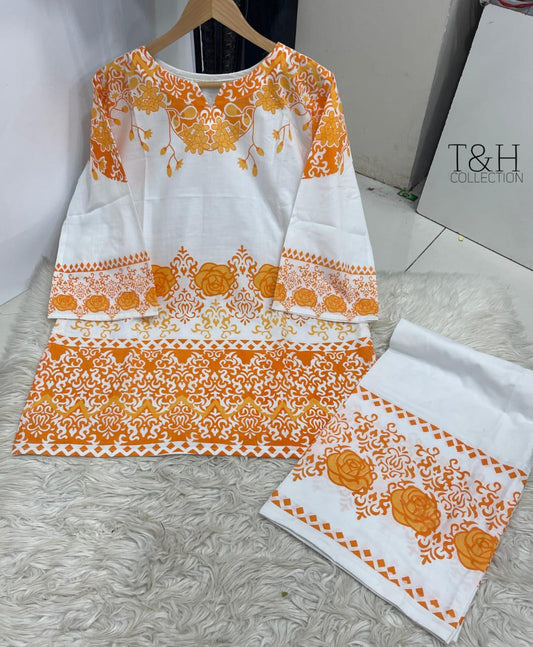 Cotton Digital Print 2pc