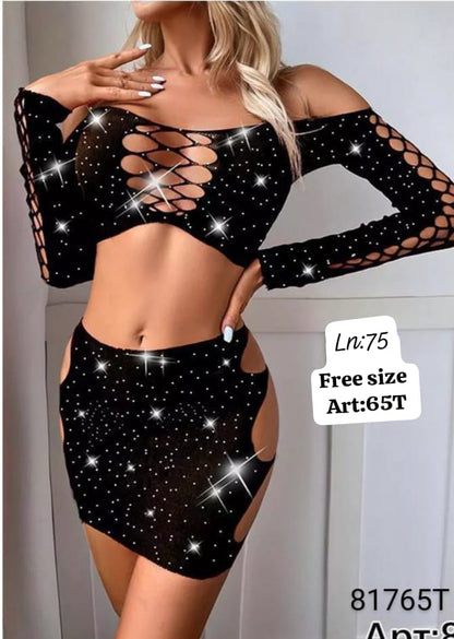 Mesh Fishnet Stocking Lingerie