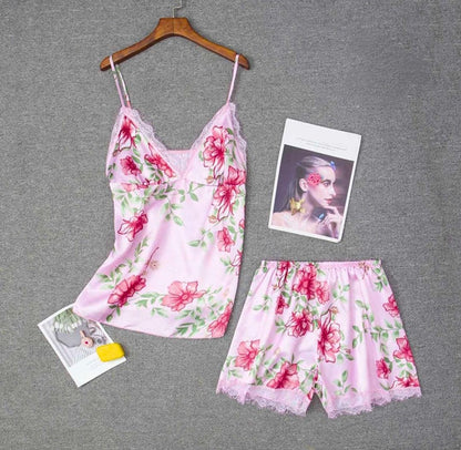 2 PEC CAMISOLE+SHORT NIGHTY SET