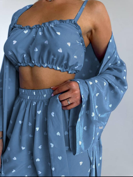 3 Piece Nighty Set