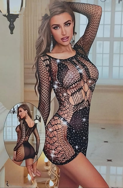 Mesh Fishnet Stocking Lingerie