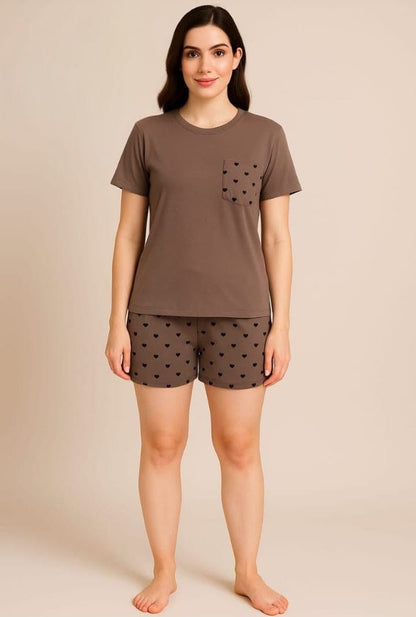 2 Piece Short Night Suit