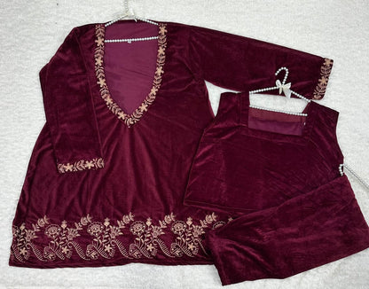 Valvet Embrioderd 3pc