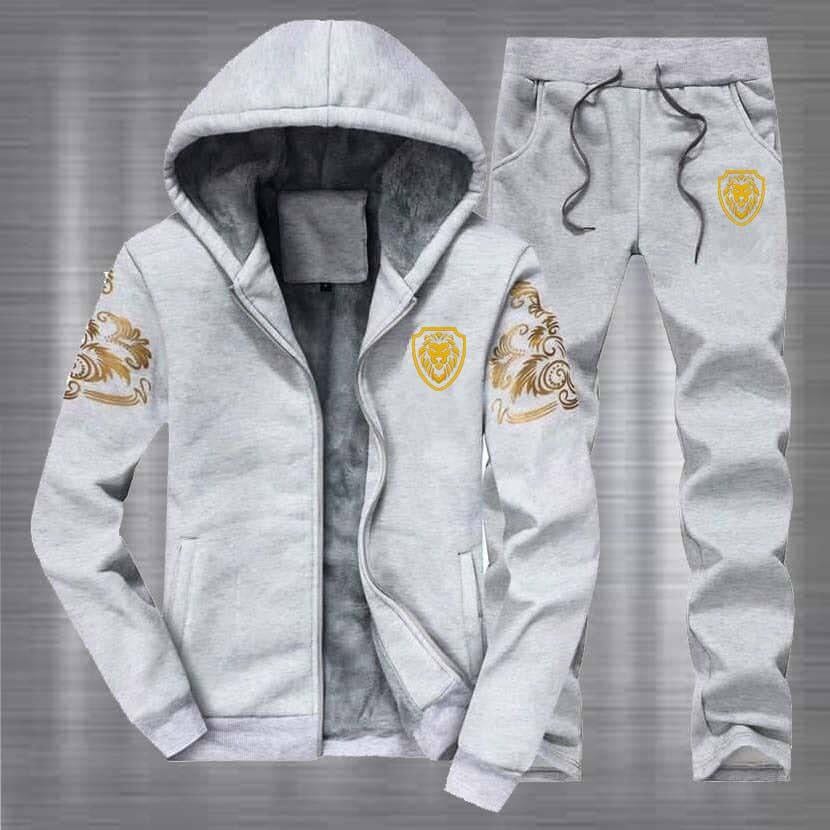 Hooded Style Funky Printed 2-Pcs Tracksuit.