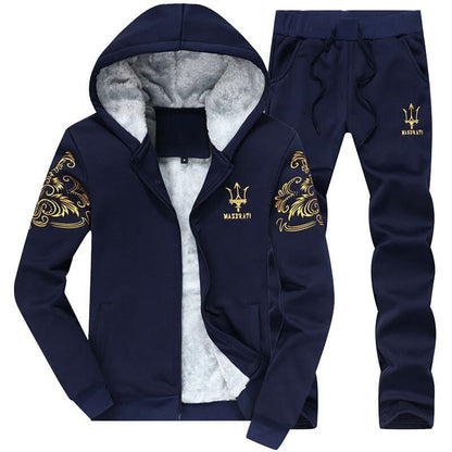 Hooded Style Funky Printed 2-Pcs Tracksuit.