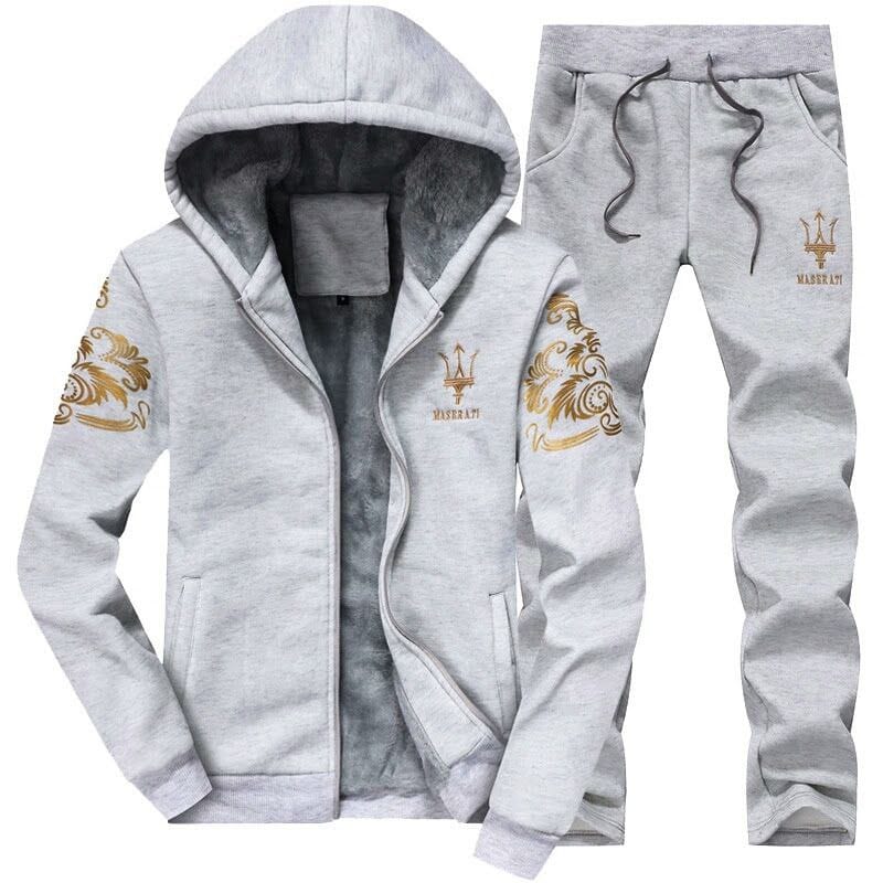 Hooded Style Funky Printed 2-Pcs Tracksuit.