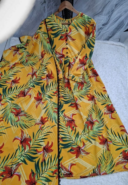 Chiffon Maxi With Same Dupata