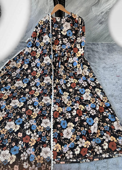 Chiffon Maxi With Same Dupata