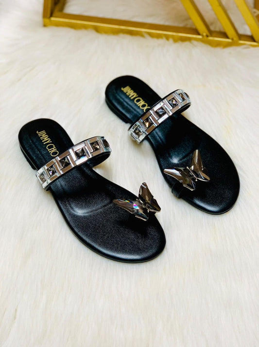 Jimmy Choo Butterfly 🦋 Slipper  High Quality