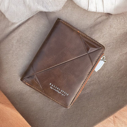 Balisi Style Classic Very High Very Spacious Book Style Wallets Plus Cardholder With Extra Coin Pouch