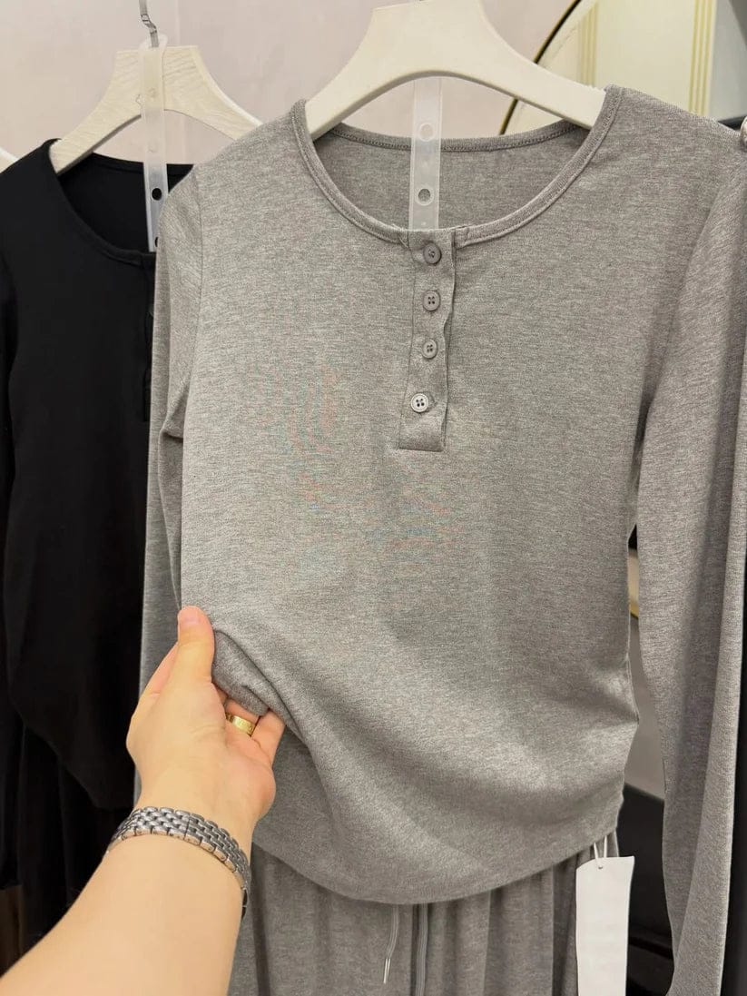 Premium. 2 Pcs Button lounge Wear