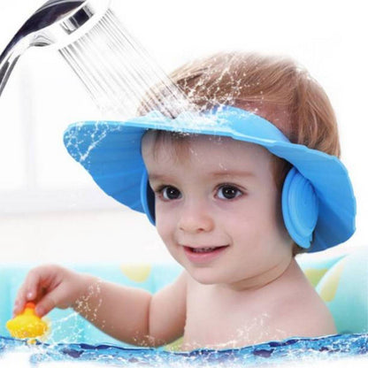 Baby Shower Cap Adjustable Hair Wash Hat