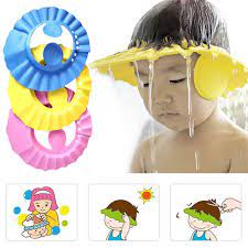 Baby Shower Cap Adjustable Hair Wash Hat