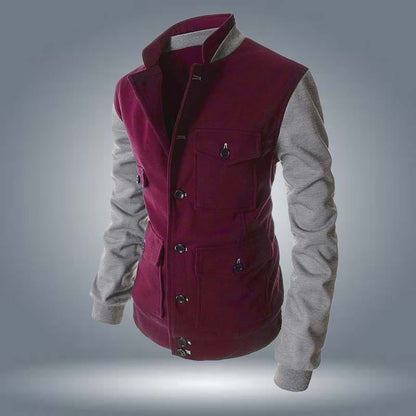 Multi Pocket Collar Style Winter Coat
