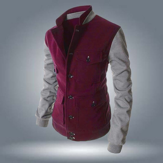 Multi Pocket Collar Style Winter Coat