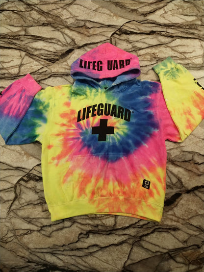 Lifeguard Hoodie Tie Die