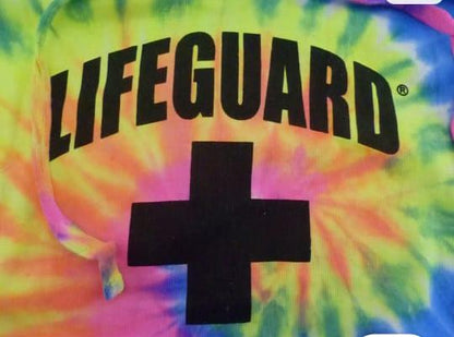 Lifeguard Hoodie Tie Die